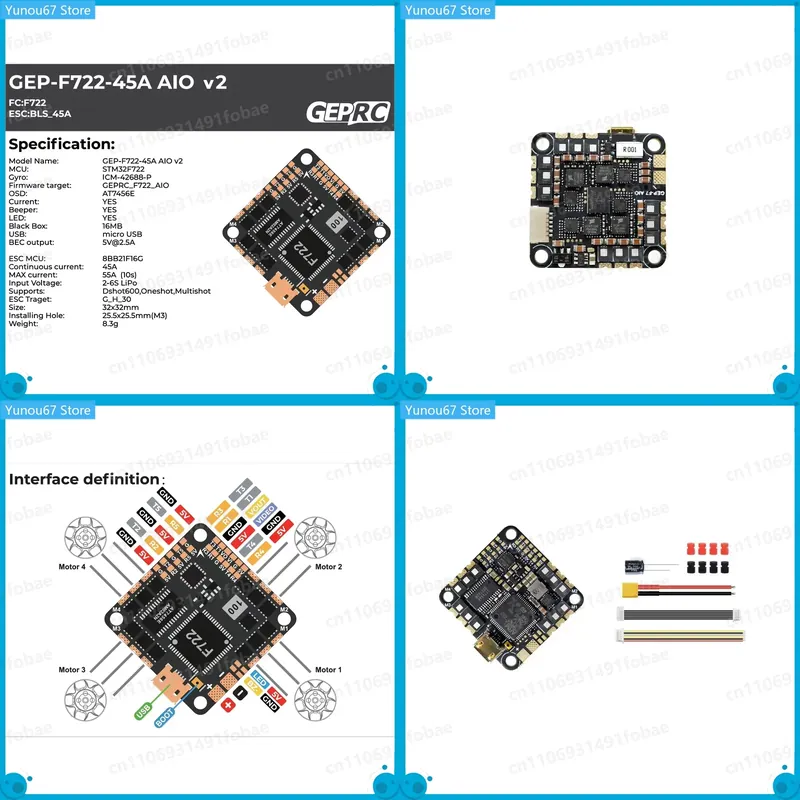 Controller di Volo GEPRC GEP-F - Drone Racing Flight Controller recensione e prezzo